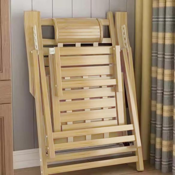 Záhradné polohovacie kreslo, prírodná, bambus, URSEL