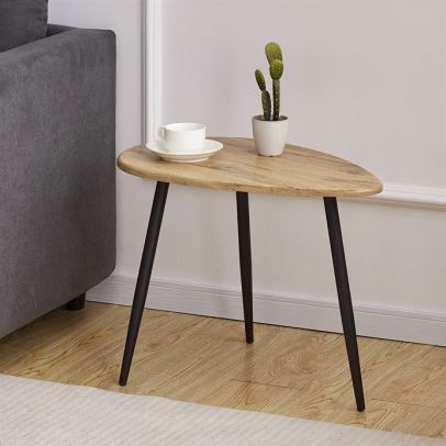 Odkladací stolík 60x40cm, mdf, dub, AF-3011 OAK 2