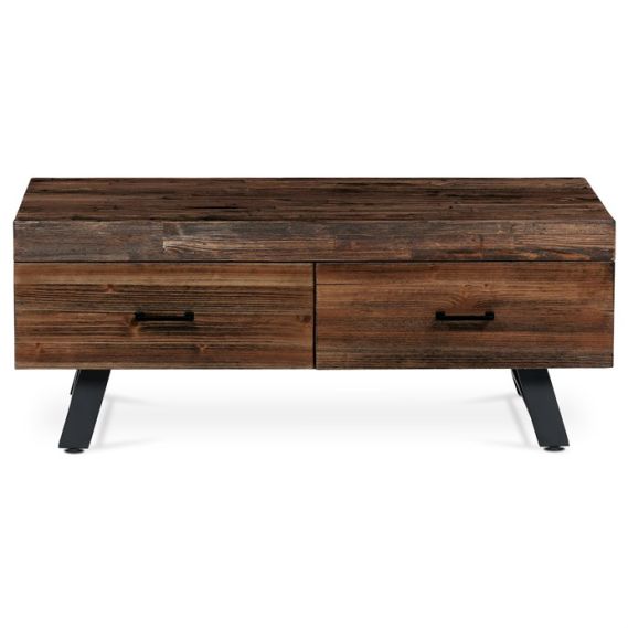 Konferenčný stolík 120x60cm, masív, old wood, AHG-536 PINE
