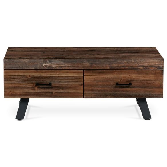 Konferenčný stolík 120x60cm, masív, old wood, AHG-536 PINE