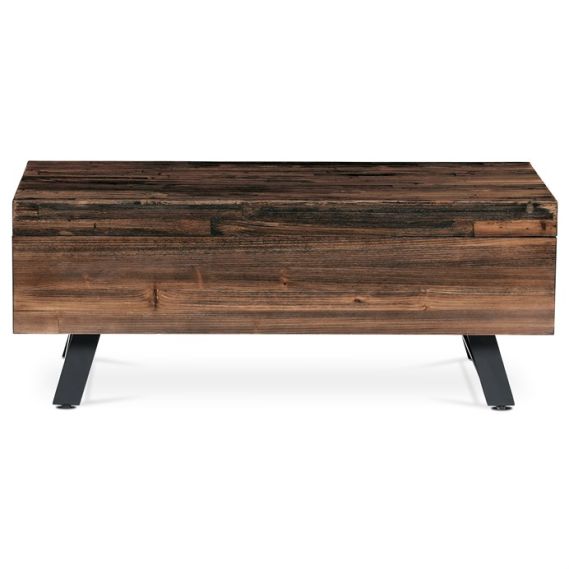 Konferenčný stolík 120x60cm, masív, old wood, AHG-536 PINE