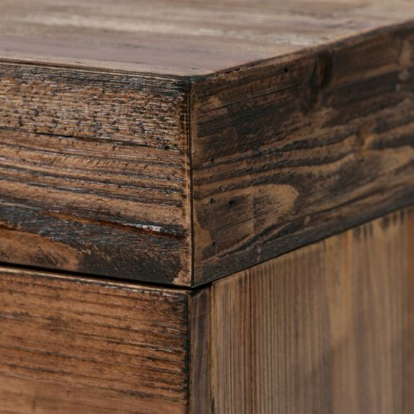 Konferenčný stolík 120x60cm, masív, old wood, AHG-536 PINE