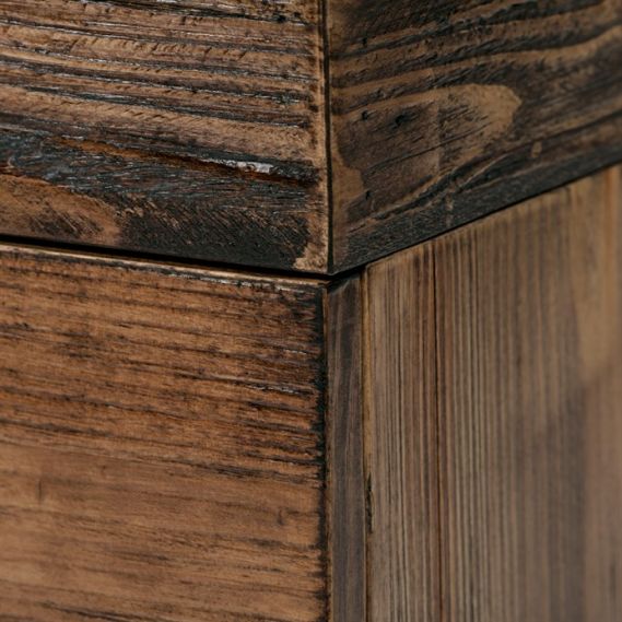 Konferenčný stolík 120x60cm, masív, old wood, AHG-536 PINE