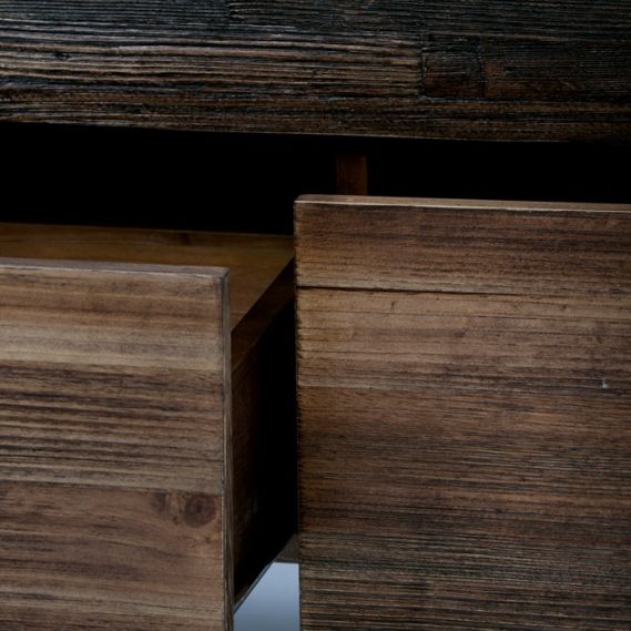 Konferenčný stolík 120x60cm, masív, old wood, AHG-536 PINE