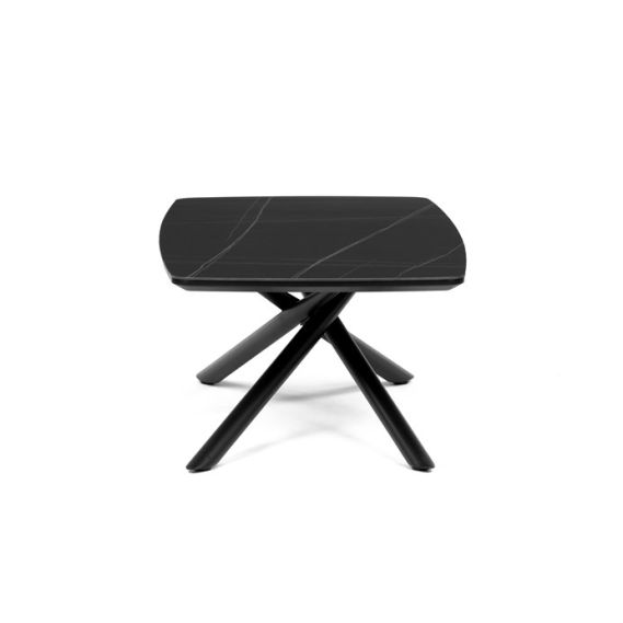 Konferenčný stolík 120x70cm, spekaná keramika, mramor, AHG-X7227 BK