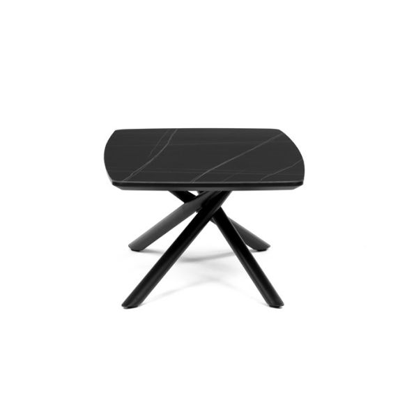 Konferenčný stolík 120x70cm, spekaná keramika, mramor, AHG-X7227 BK