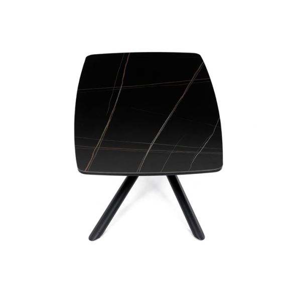 Konferenčný stolík 120x70cm, spekaná keramika, mramor, AHG-X7227 BK