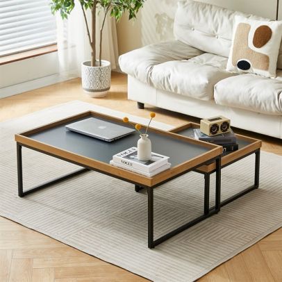 Konferenčný stolík 100x60cm, mdf, dub, CT-611 OAK 2