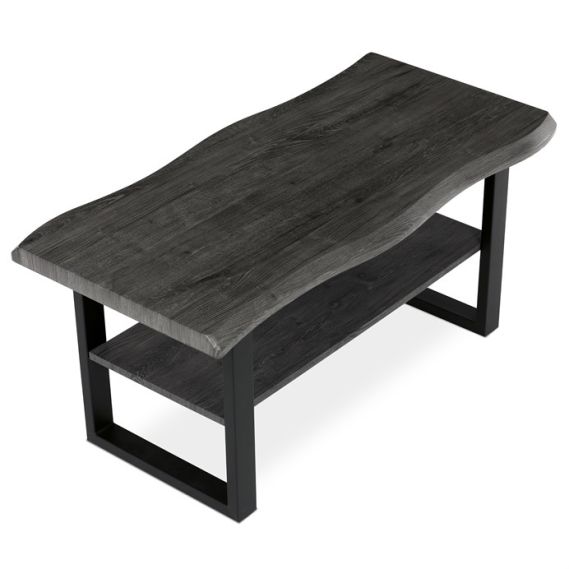 Konferenčný stolík 120x60cm, mdf, sivý dub, CT-F4212 GREY