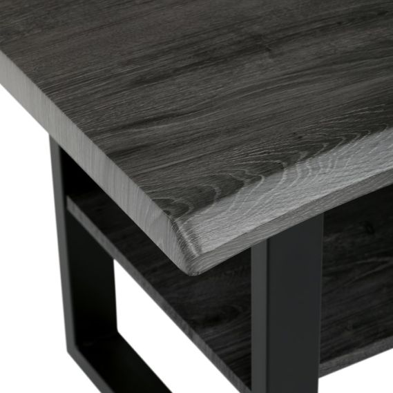 Konferenčný stolík 120x60cm, mdf, sivý dub, CT-F4212 GREY