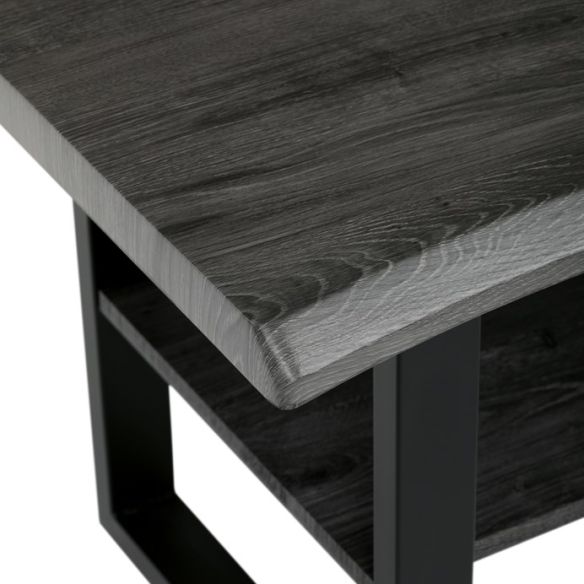 Konferenčný stolík 120x60cm, mdf, sivý dub, CT-F4212 GREY