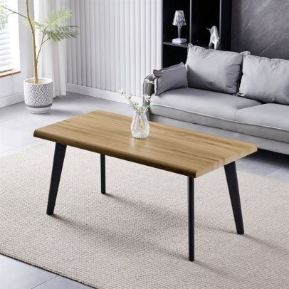 Konferenčný stolík 120x60cm, mdf, divoký dub, CT-F4412 OAK 2