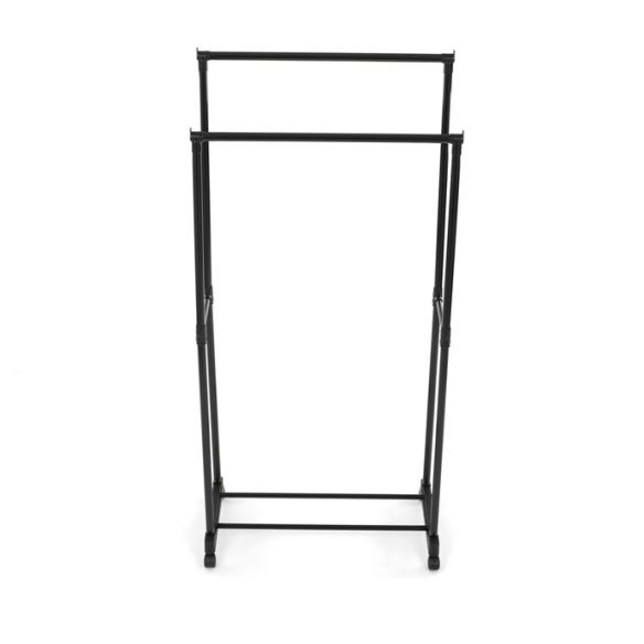Stojan na šaty, kov, čierna, GD-164 BK
