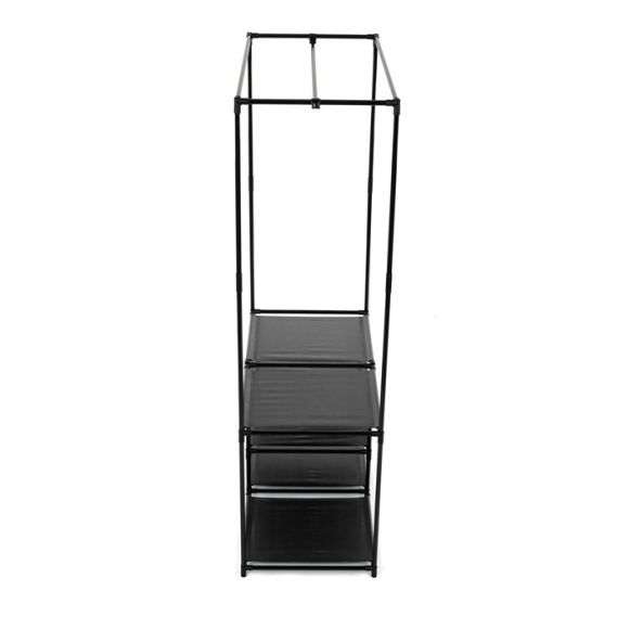 Stojan na šaty, kov, čierna, GD-172 BK