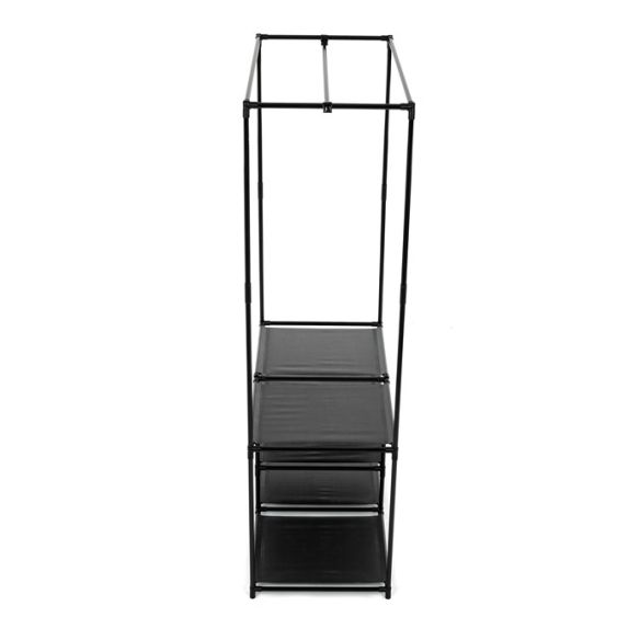 Stojan na šaty, kov, čierna, GD-172 BK