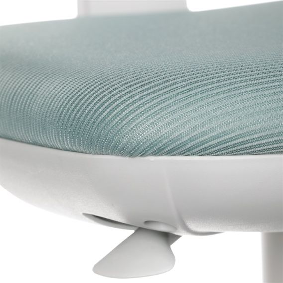 Detská stolička, výškovo nastaviteľná, modrá sieťovina, KA-C801 BLUE