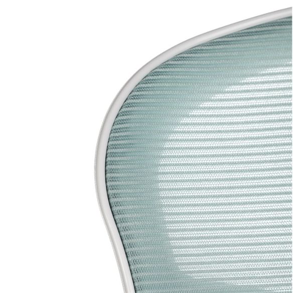 Detská stolička, výškovo nastaviteľná, modrá sieťovina, KA-C801 BLUE