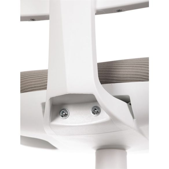 Detská stolička, výškovo nastaviteľná, šedá sieťovina, KA-C801 GREY