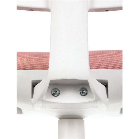 Detská stolička, výškovo nastaviteľná, ružová sieťovina, KA-C801 PINK