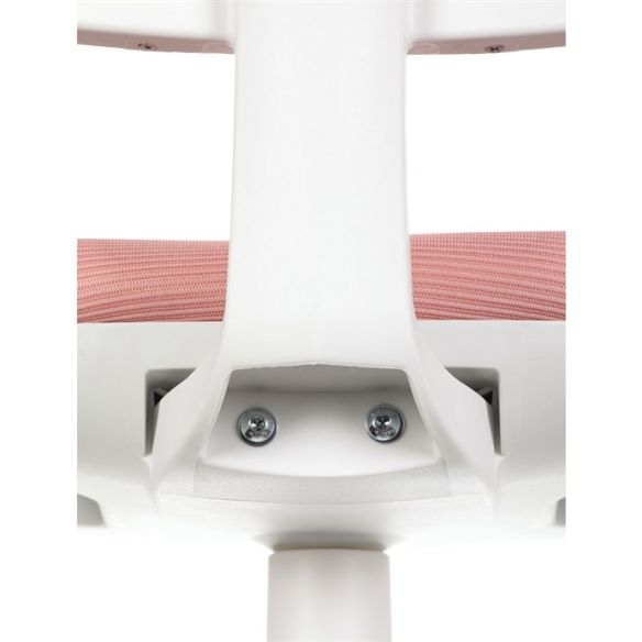 Detská stolička, výškovo nastaviteľná, ružová sieťovina, KA-C801 PINK