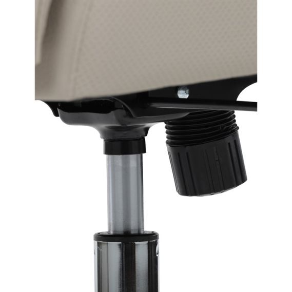 Kancelárske kreslo, hojdací mechanizmus, béžová ekokoža, KA-D8104 SIL