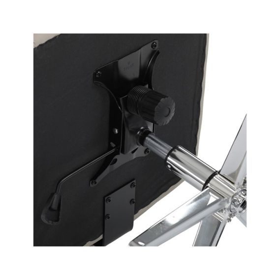 Kancelárske kreslo, hojdací mechanizmus, béžová ekokoža, KA-D8104 SIL