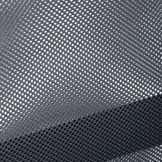 Kancelárska stolička, hojdací mechanizmus, šedá sieťovina, KA-E305 GREY