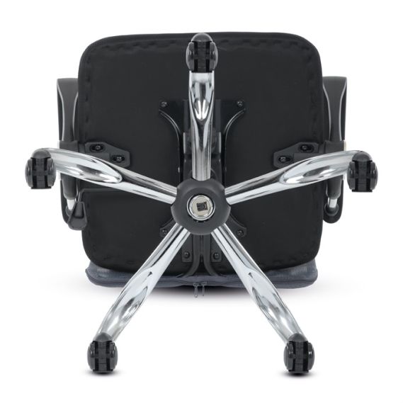 Kancelárska stolička, hojdací mechanizmus, šedá sieťovina, KA-E305 GREY