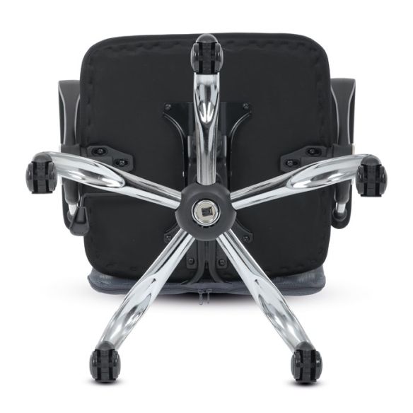 Kancelárska stolička, hojdací mechanizmus, šedá sieťovina, KA-E305 GREY