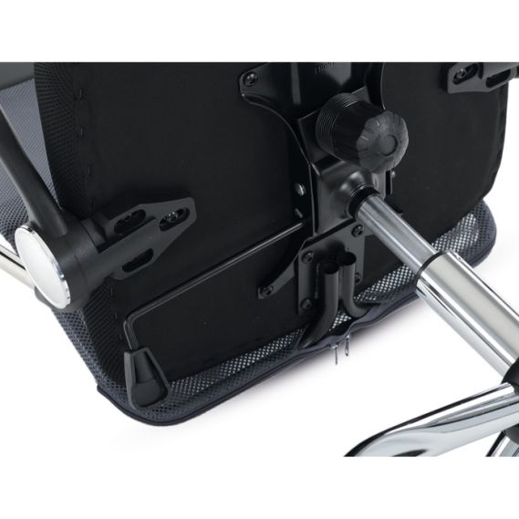 Kancelárska stolička, hojdací mechanizmus, šedá sieťovina, KA-E305 GREY