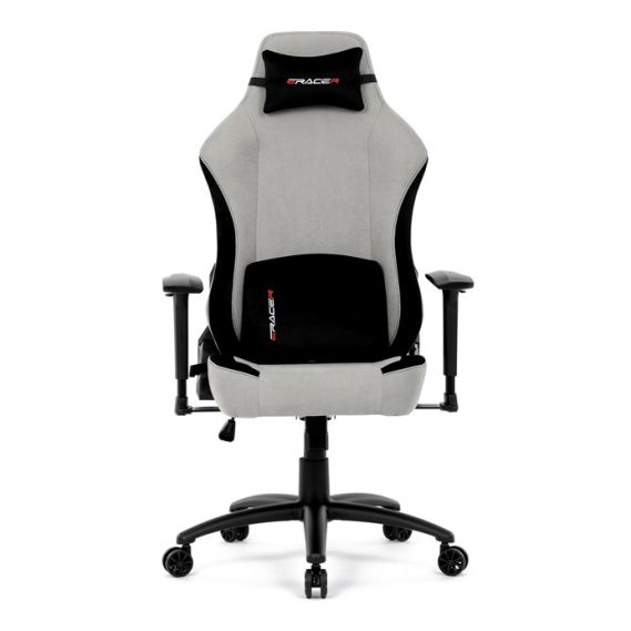 Herné kreslo, hojdací mechanizmus, strieborná látka, KA-F12 SIL2