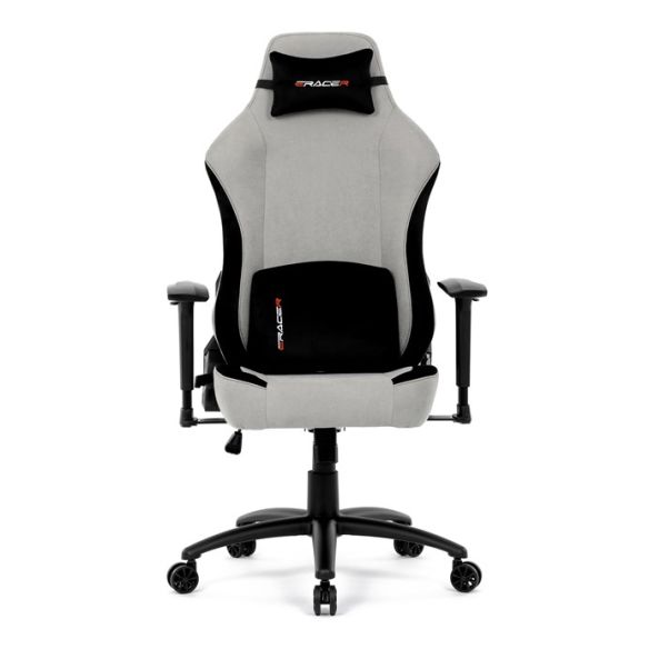 Herné kreslo, hojdací mechanizmus, strieborná látka, KA-F12 SIL2