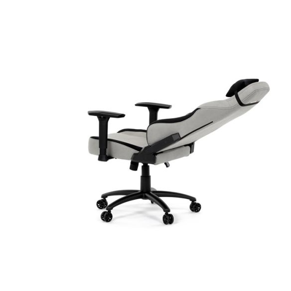 Herné kreslo, hojdací mechanizmus, strieborná látka, KA-F12 SIL2