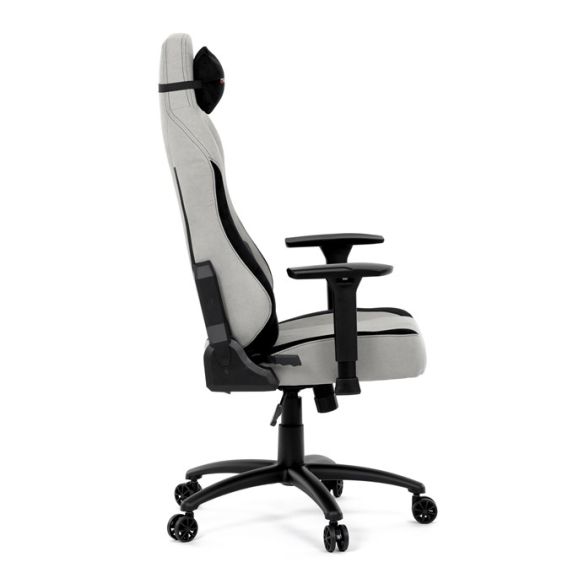 Herné kreslo, hojdací mechanizmus, strieborná látka, KA-F12 SIL2