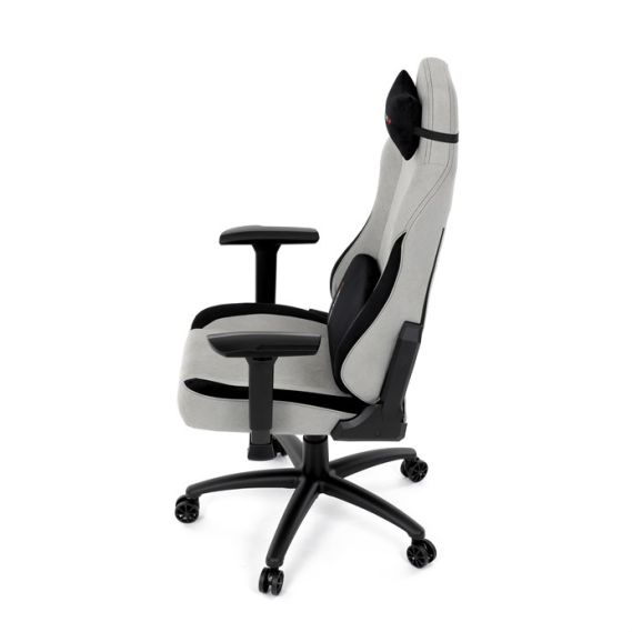 Herné kreslo, hojdací mechanizmus, strieborná látka, KA-F12 SIL2