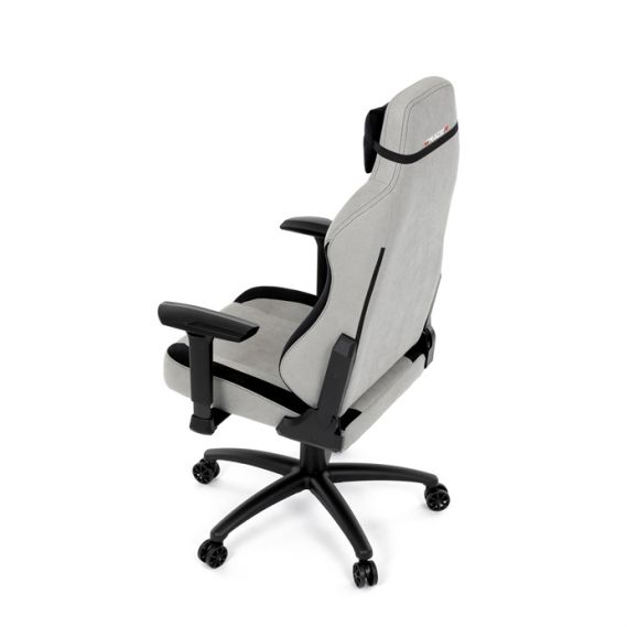 Herné kreslo, hojdací mechanizmus, strieborná látka, KA-F12 SIL2