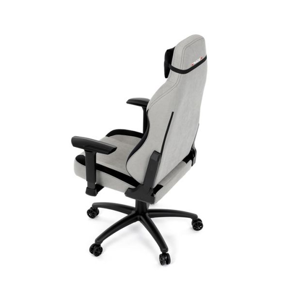 Herné kreslo, hojdací mechanizmus, strieborná látka, KA-F12 SIL2