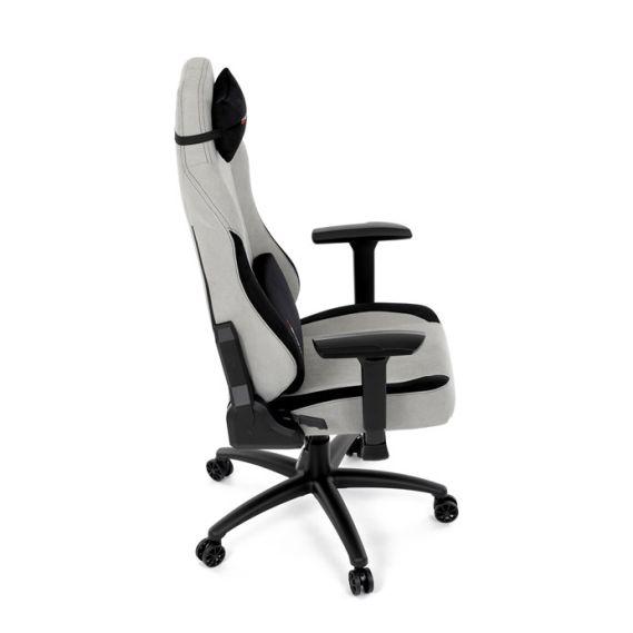 Herné kreslo, hojdací mechanizmus, strieborná látka, KA-F12 SIL2