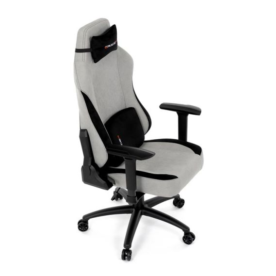 Herné kreslo, hojdací mechanizmus, strieborná látka, KA-F12 SIL2