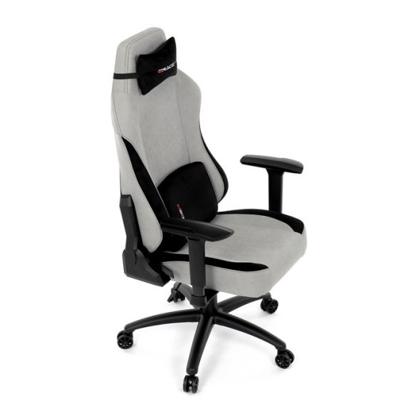 Herné kreslo, hojdací mechanizmus, strieborná látka, KA-F12 SIL2