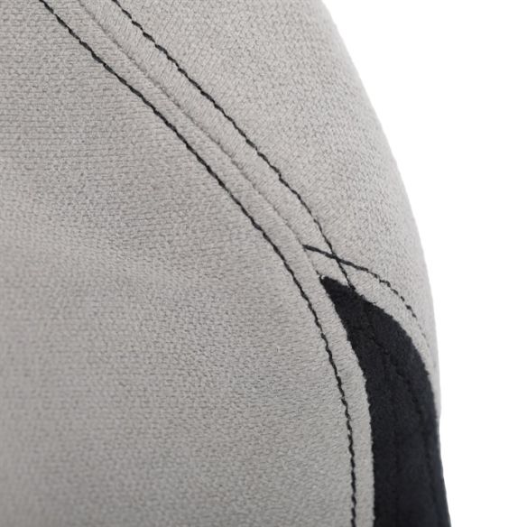 Herné kreslo, hojdací mechanizmus, strieborná látka, KA-F12 SIL2