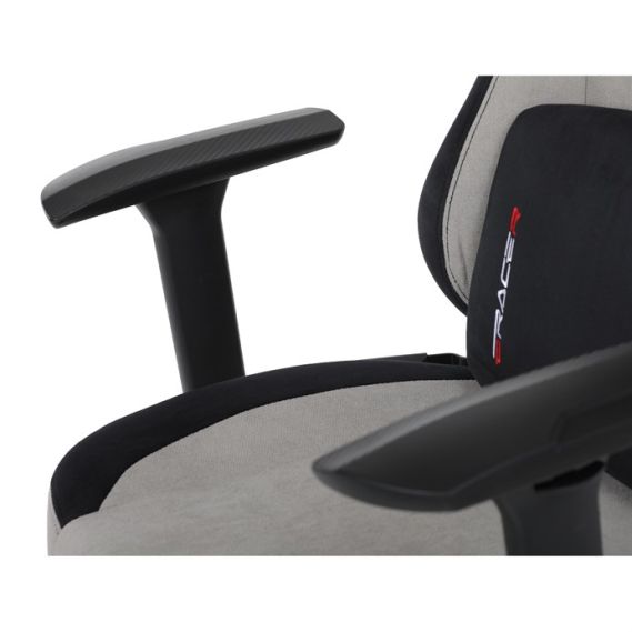 Herné kreslo, hojdací mechanizmus, strieborná látka, KA-F12 SIL2