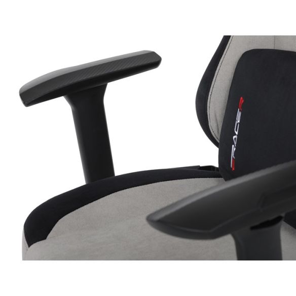 Herné kreslo, hojdací mechanizmus, strieborná látka, KA-F12 SIL2