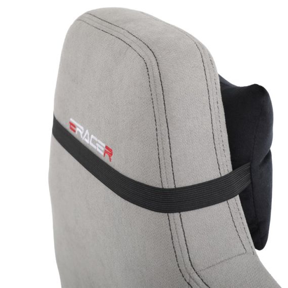 Herné kreslo, hojdací mechanizmus, strieborná látka, KA-F12 SIL2