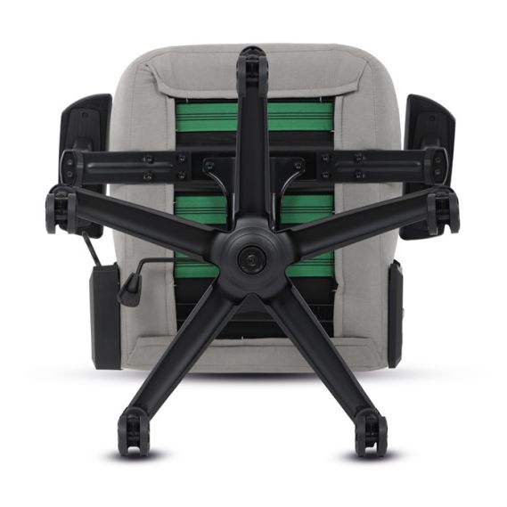 Herné kreslo, hojdací mechanizmus, strieborná látka, KA-F12 SIL2