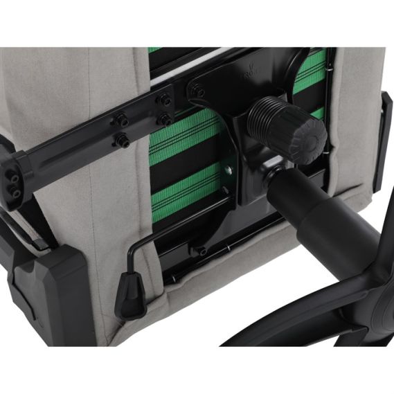 Herné kreslo, hojdací mechanizmus, strieborná látka, KA-F12 SIL2