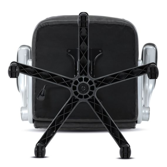 Kancelárske kreslo, hojdací mechanizmus, šedá ekokoža, KA-F1218 GREY