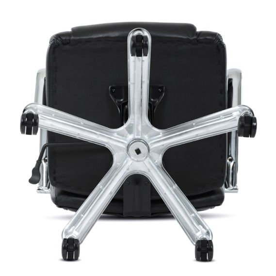 Kancelárske kreslo, hojdací mechanizmus, čierna ekokoža, KA-F1385 BK