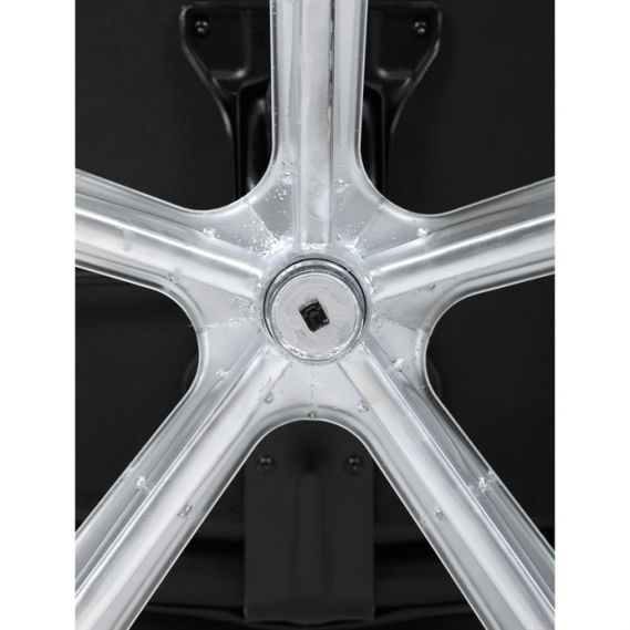 Kancelárske kreslo, hojdací mechanizmus, čierna ekokoža, KA-F1385 BK