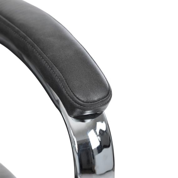 Kancelárske kreslo, hojdací mechanizmus, šedá ekokoža, KA-F1385 GREY